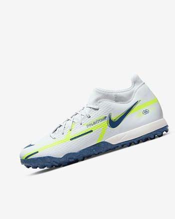 Nike Phantom GT2 Academy Dynamic Fit TF Grises Azules Claro Azules Oscuro | MX 1157